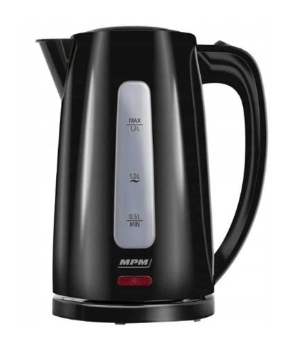 Chaleira Mpm Mcz-112 Preto Aço Inoxidável 2200 W 1,7 L