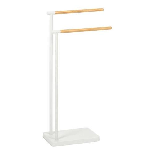 Toalheiro de Pé Branco Metal 30x20x78cm Ba72128 Andrea House