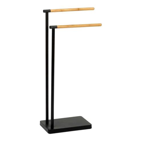 Toalheiro de Pé Metal Preto 30x20x78cm Ba72130 Andrea House