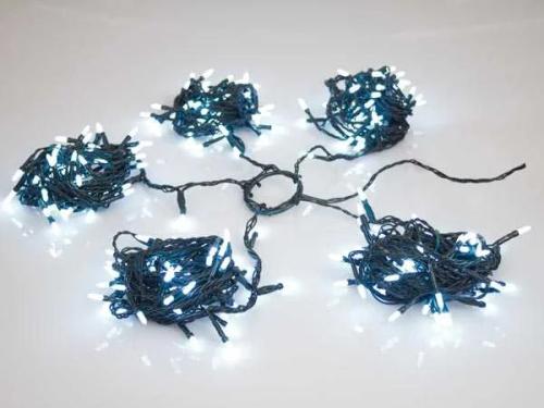 Speed Light LED - 330 White Lamps - Green Wire - Modulator - 24 V (For Tree Of 240 Cm)