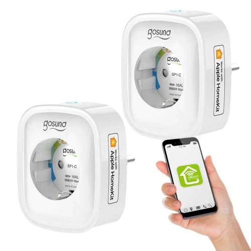 Tomada Inteligente Wifi Gosund Sp1-H (2 Unidades)(Homekit)