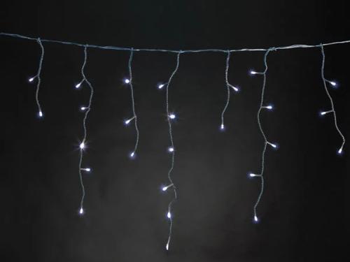 Rana LED - 4 X 06 M - 144 Lampadas Brancas - Fio Transparente - Modulador - 24 V