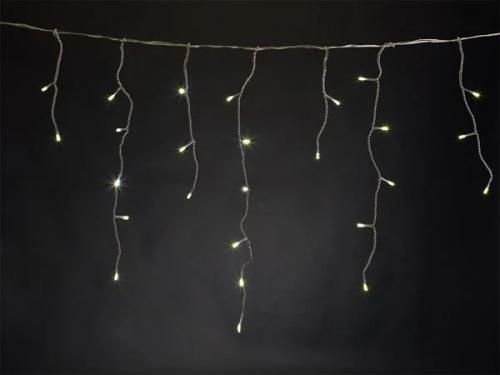 Rana LED - 4 X 06 M - 144 Lampadas Branco Quente - Fio Transparente - Modulador - 24 V