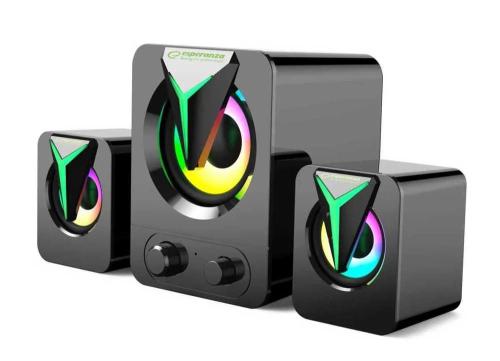 Esperanza Usb Speakers 21 LED Rainbow Soprano