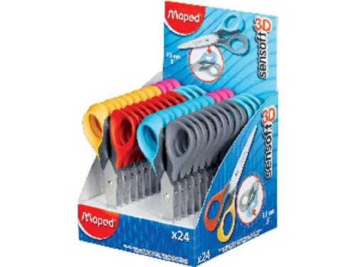 Tijeras Sensoft 13 Cm. Con Cuchillas de Acero Col.
