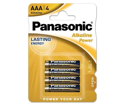 Pilha Alcalina AAA 1.5v Blister 4 Panasonic