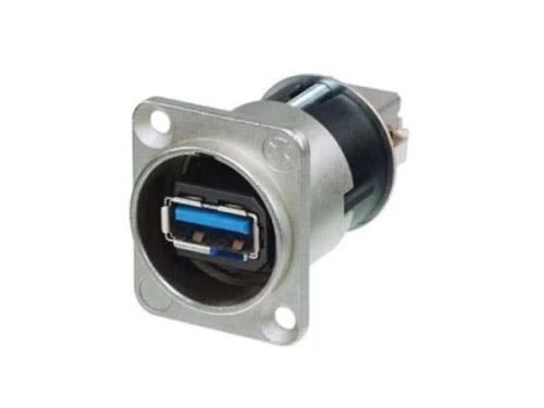 Neutrik - Reversible Usb 3.0gender Changer (Type a And B) - Nickeled D Housing