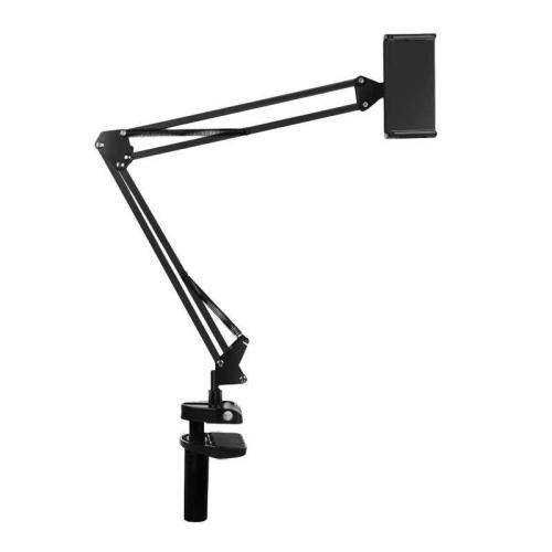 Suporte de Secretária Puluz com Suporte para Telemóvel/Tablet Preto