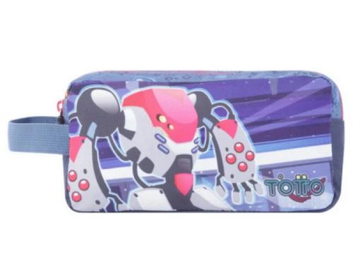 Estuche Escolar dos Compartimentos - Atlas Totto Aj52ata001-2210-2jw