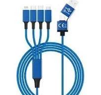 Cabo de carregamento Smrter Hydra Elite 6em1 Nylo.