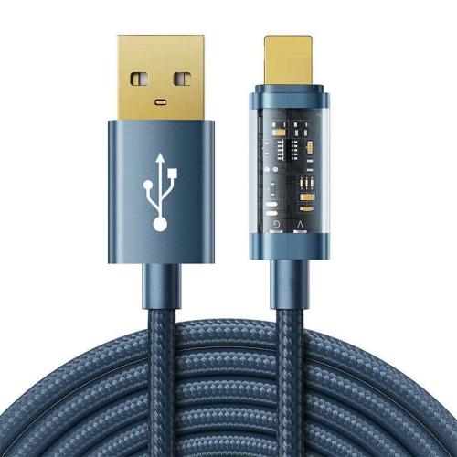 Cabo de Dados K Usb-A / Lightning / 2,4 a / 2 M Joyroom S-Ul012a20 (Azul)