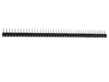 Tulip Ic Socket, Single Strip Row 40 Contacts, Pitch = 2.54mm