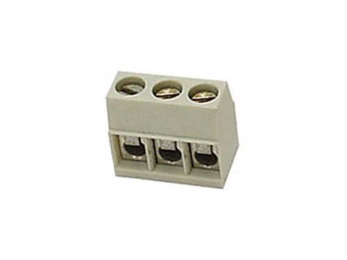 Screw Connector, 3 Poles, Square Type, Ivory, Pitch = 5mm