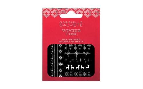 Manicure Winter Time Nail Art Stickers 1pc