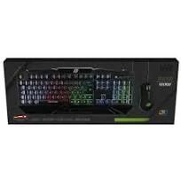 Mediarange Gaming-Set Tastatur 104 Tasten + Maus 6-Tasten