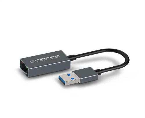 Placa de Rede Externa RJ45 GIGABIT USB 3.0 18cm -.