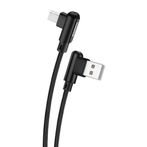 Foneng X70 Cabo angular Usb para Micro Usb, 3a, 1.