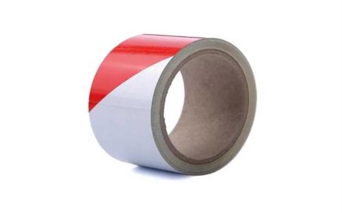 Fita Reflectora 5cm X 10m - Vermelho/Branco