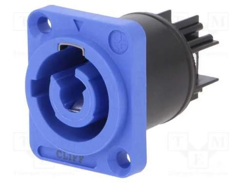 Conector: redondos, fêmea, CLIFFCON-P, 20A, 250VA.