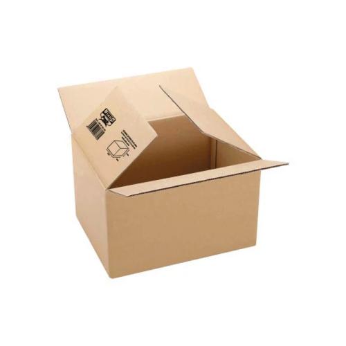 Caixa de Cartão para Embalagem 355x265x270mm Castanho Canal 3mm Fixo 18104