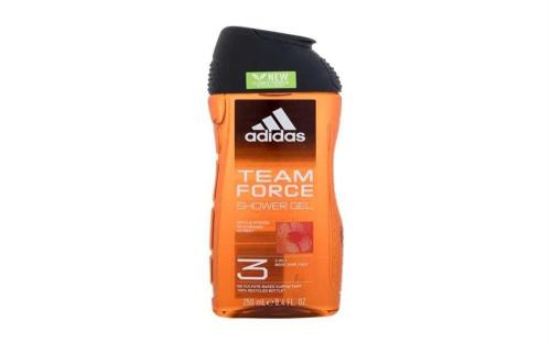 Gel de Duche Team Force Gel de Duche 3-Em-1 250ml