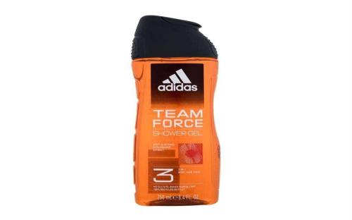 Gel de Duche Team Force Gel de Duche 3-Em-1 250ml