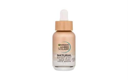 Produto de Autobronzeamento Ambre Solaire Natural Bronzer Gotas de Autobronzeamento Facial 30ml