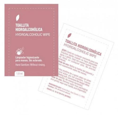 Caja 1000 Toallitas Hidroalcoholicas Envatel Ae380