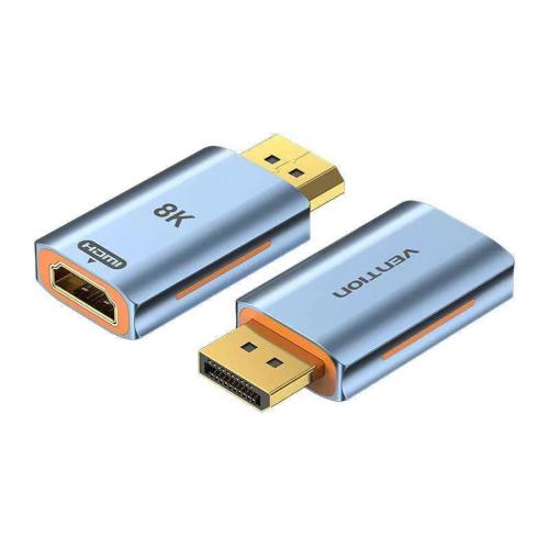 Adaptador Hdmi Fêmea - Display Port Macho Vention Hfmh0 8kazul