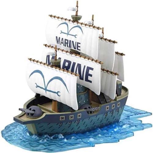 Figura Modelo Kit Navio Marinho One Piece 15cm