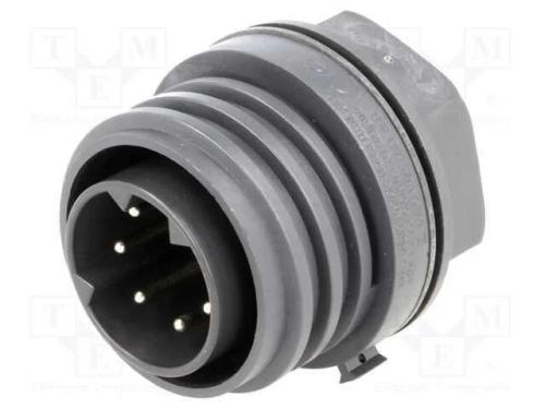 Conector: redondos, tomada, macho, PIN: 7, rosca .