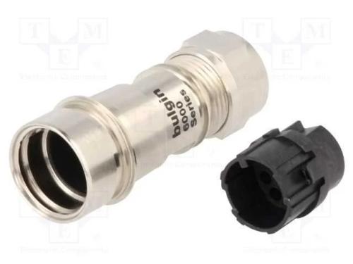 Conector: redondos, ficha, macho, PIN: 8, sem con.