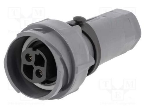 Conector: redondos, ficha, fêmea, PIN: 2, Buccane.
