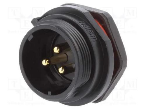 Tomada, SP21, macho, PIN: 3, IP68, 10A, terminal .