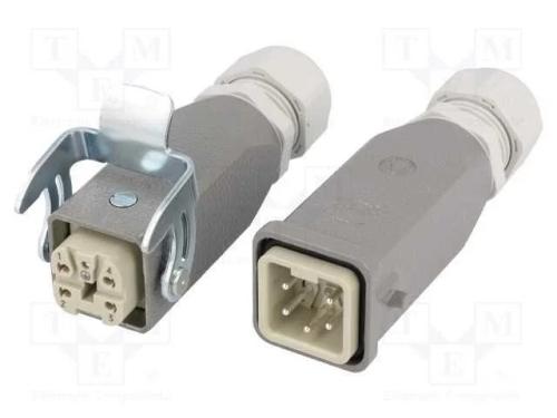 Conector: HDC, macho + f&ecirc;mea, Han Kit, PIN: 5, 4+.