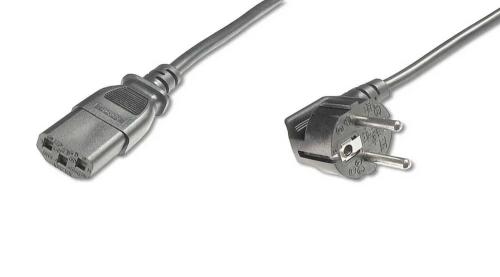 Digitus Netzanschlusskabel, 0,75m, Schwarz