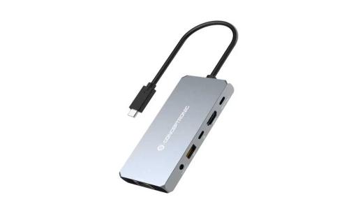 Conceptronic Dock Usb-C->hdmi,2.5gbe,Usbc/3.0,100wpd0.18m Gr