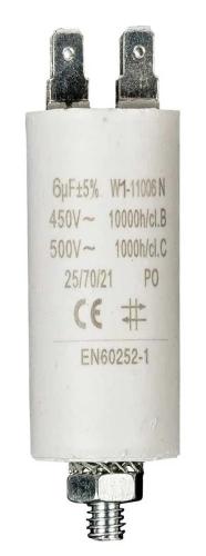 Condensador 6.0uf / 450 V + Tierra