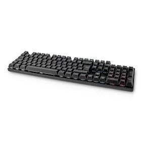 Teclado com Fios para Jogos Usb Tipo a Teclas Mecânicas Leds