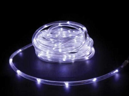 Microlight LED - 6 M - 120 White Lamps - Transparent Wire - 12v