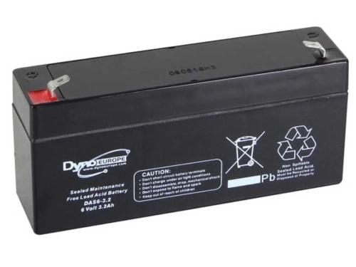 Lead Acid Battery 6 V - 3.2 Ah 134 X 34 X 66 Mm