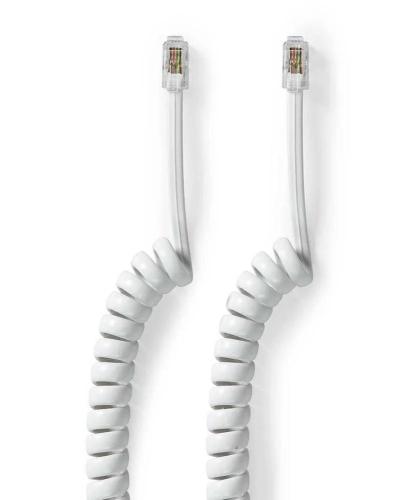 Cabo Telefónico Rj10macho Rj10macho 2m 2m Roscado Tipo de Cabo Rj10 Branco