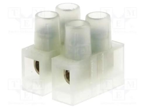 Bloco terminal, terminal parafusado, 2,5mm2, 250V.
