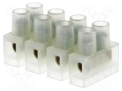 Bloco terminal, terminal parafusado, 2,5mm2, 250V.
