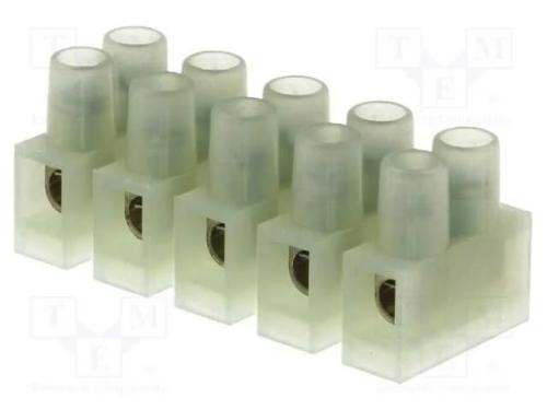 Bloco terminal, terminal parafusado, 2,5mm2, 250V.
