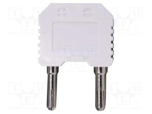 Adaptador, adaptador de conectores banana de 4 mm.