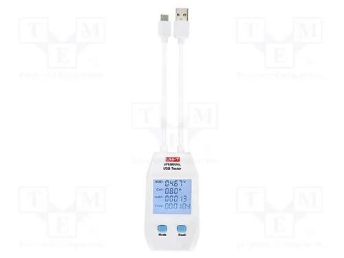 Verificador: Tomadas Usb; Lcd; Vdc: 4÷24v; 10mvdc; I Dc: 50ma÷5a