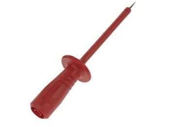 Test Probe With Elastic,Shatter-Proof Insulated Sleeve, Female Socket 4mm Safety (Pruef2600 Red)