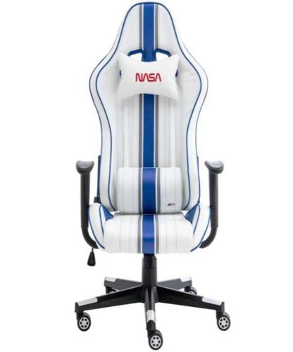 Cadeira de Gaming Atlantis Bis Azul/Branco - Nasa