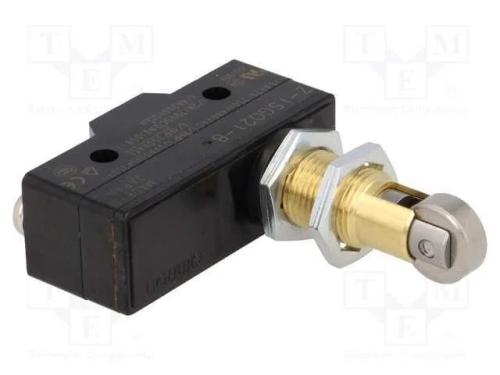 Microinterruptor SNAP ACTION, com rolo transversa.